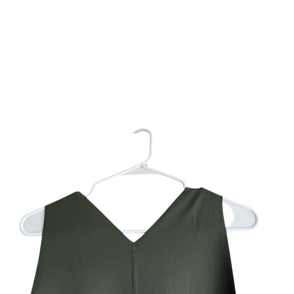 MARIA PINTO Olive Green V-Neck Jumpsuit Size L - Picture 10 of 10